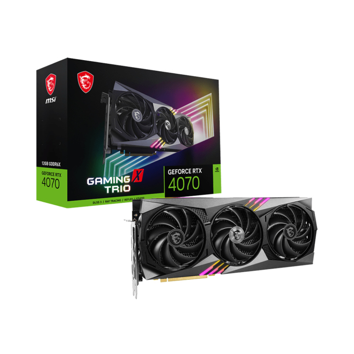 [MGRFN] MSI GeForce RTX 4070 Gaming X Trio 12GB GDDR6X Graphics Card