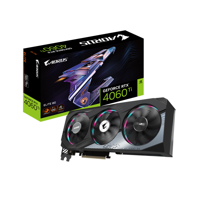 Gigabyte AORUS GeForce RTX™ 4060 Ti ELITE 8G Graphics Card