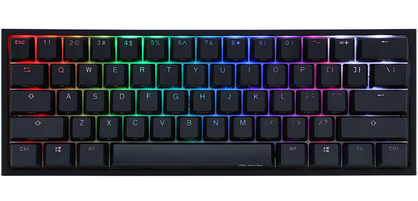 [DO22U] Ducky One 2 Mini RGB Gaming Keyboard - Black (مستعمل)