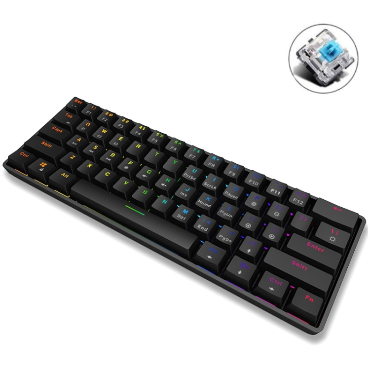 [LKM0N] Leaven K28-RGB Mechanical Gaming Keyboard - Black – Blue Switch