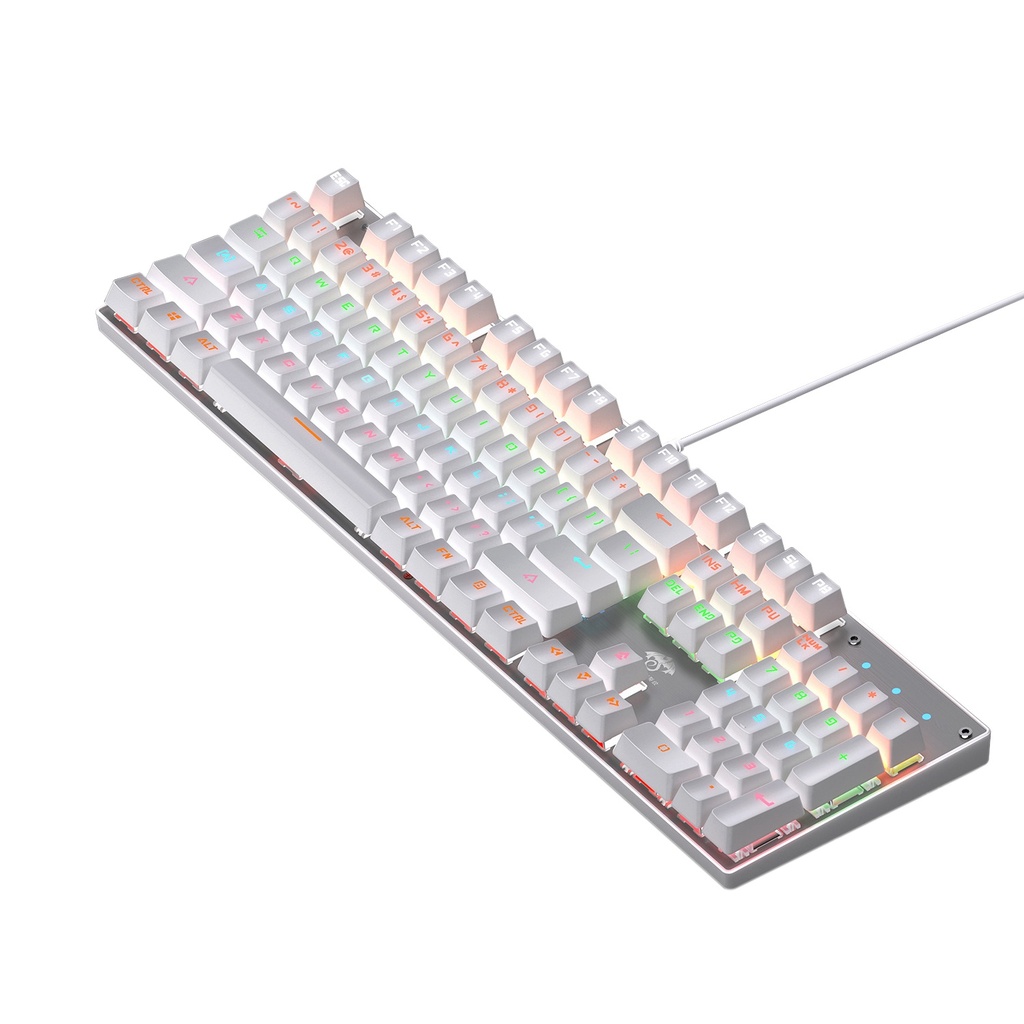 [LKR9N] Leaven K660 - RGB Mechanical Gaming Keyboard - Wight - Blue Switch