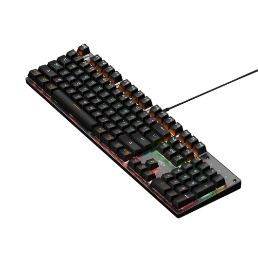 Leaven K660 - RGB Mechanical Gaming Keyboard - Black - Blue Switch