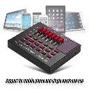 Live Sound Card USB Audio Interface with Multiple Sound Effects BT Connection for Singing Live