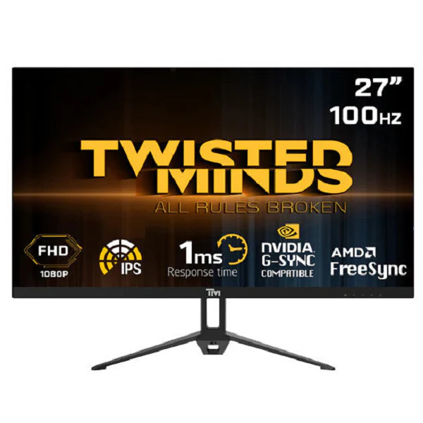 [TM2VU] Twisted Minds 27 inch FHD 100 Hz IPS 1ms Gaming Monitor TM27FHD100IPS (مستعمل)