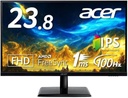 Acer EK241YEbmix Monitor, 23.8" FHD IPS Display, 100Hz Refresh Rate, 1ms (VRB) Response Time, AMD FreeSync