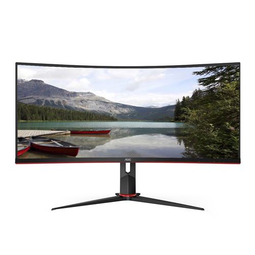 AOC CU34G2X 34" 2K UWQHD (3440 x 1440) 144Hz UltraWide Curved Screen Gaming Monitor