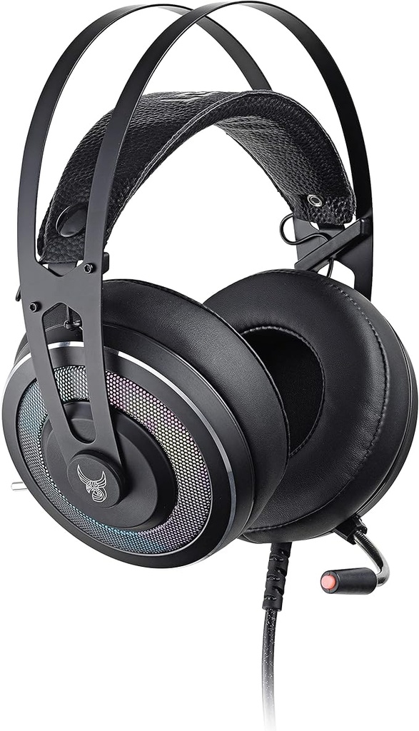[LGC1N] L33T Gaming - Casque Micro Nebulir - 50Mm Driver Retroeclaire - Noir