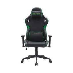 GameOn Call Of Duty Skull Snake Edition PVC+PU Material, Adjustable 4D Armrest, 90-180 Degree Angle Adjuster - Green/Black