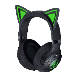 Razer Kraken Kitty V2 BT Wireless/Bluetooth RGB Gaming Headset RGB With Kitty Ears -Black