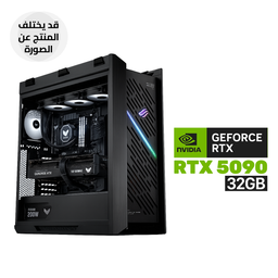 Gaming PC RYZEN 7-9800X3D, ASUS TUF X870 WIFI Motherboard, 32GB D5 RAM, 2TB SSD NVMe, ASUS TUF RTX 5090 32GB, ASUS TUF 1200 WATT GOLD PSU, Asus Tuff LCD L360 Liquid Cooler, ASUS Strix Helios II GX601S Case with 4 Fans, Windows 11 Pro (License)