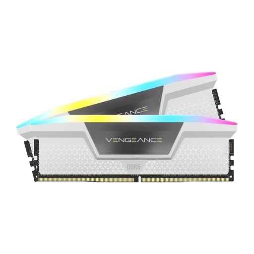 Corsair Vengeance RGB 32GB (2x16GB) DDR5 6000MHz CL36 Memory Kit - White