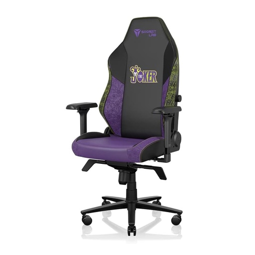 Secretlab Titan Evo The Joker Gaming Chair, Regular Size, Leatherette Seat Cover, 4D Adjustable Armrests, Magnetic Head Pillow & 4-Way Lumbar Support, Black/Purple