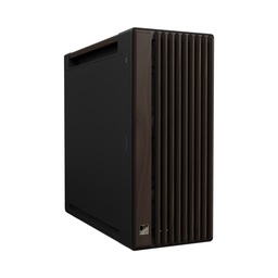 ASUS ProArt PA602 Wood Edition Modern Mid Tower Metal Panel Case With 2 Fan - Black