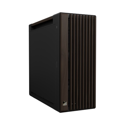 ASUS ProArt PA602 Wood Edition Modern Mid Tower Metal Panel Case With 2 Fan - Black