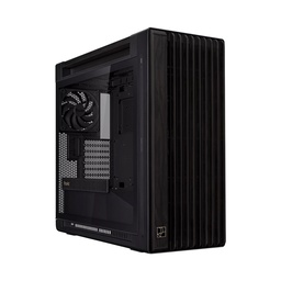 ASUS ProArt PA602 Walnut Wood Edition Mid-tower Side Glass Panel with 2 Fan - Black