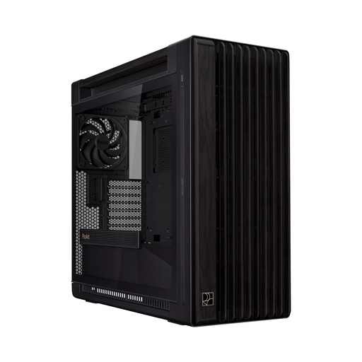 ASUS ProArt PA602 Walnut Wood Edition Mid-tower Side Glass Panel with 2 Fan - Black