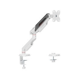 Sades Cobra Single Monitor Mount Arm (Max size 40"/12KG Per ARM) - White