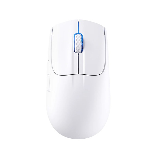 Attack Shark X5 RGB Wired+2.4Gz & BT Connection, Light Weight Design, Ergonomic Design 4000DPI Adustment - White