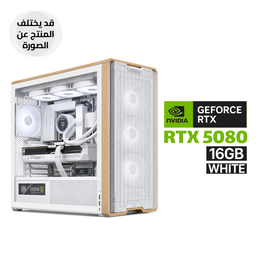 Gaming PC - AMD RYZEN 9-9950X3D2, X870E AERO X3D WOOD Motherboard, 32GB RAM D5 (6000) White, 2TB SSD NVMe, Zotac RTX 5080 16GB White, MasterLiquid Atmos II LCD White, 1000 WATT GOLD PSU, Lian Li Lancool 217 Mid Tower Case White, Windows 11 Pro (License)