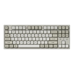 Keychron C1 Pro 8K QMK TKL (80%) Wired Mechanical Keyboard Connectivity Type-C - (Arabic Layout) - White