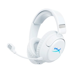 HyperX Cloud Flight 2 Wireless Gaming Headset Upto 100Hr Battery Life, Dynamic 50 mm, For PC, PS5, PS4, Nintendo Switch, Mac & Mobile - White
