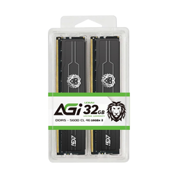 AGI 32GB (16GBx2) DDR5 5600MHz CL46 Memory Kit - Black