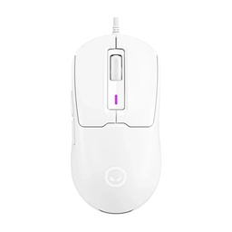 Lorgar Advanced MSA10 RGB 6 Buttons 12K DPI, Pixart PAW3311 Optical Wired Gaming Mouse - White