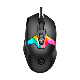 Lorgar Pro MSP80 RGB 8 Buttons 26K DPI, Pixart PAW3395, Ergonomic Wired Gaming Mouse - Black