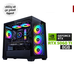 Gaming PC - Intel Core i7-14700F Processor, B760 DDR4 Motherboard, 16GB RAM DDR4, 1TB SSD NVMe, RTX 5060 TI 8GB VGA, 750 WATT PSU, L240 Liquid Cooler, Cooler Master Elite 681 4x Fans, USB Wi-Fi Adapter, Windows 11 Pro (License)