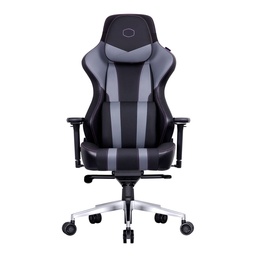 Cooler Master Caliber X2 Gaming Chair, Adjustable Lumbar Support, 180° Recline, Unibody Cold Molded Foam, Steel Frame, 75mm Silent Caster, 4D Armrest - Grey