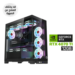 Gaming PC - Intel Core i9-12900K Processor, ASUS Z790-P WIFI MotherBoard, 32GB DDR5 RAM, 1TB SSD NVMe, RTX 4070 Ti 12GB VGA, L360 Liquid Cooler, 850 WATT GOLD PSU, GameOn Emperor Mid Night IV Mid Tower Case with 7 ARGB Fans, Windows 11 Pro (License)