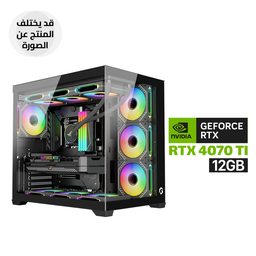 Gaming PC Intel Core i7-12700F Processor, GigaByte Intel B760 DS3H WIFI6E DDR5 GEN5 MotherBoard,16GB DDR5 RAM, 1TB SSD NVMe, RTX 4070 TI 12GB VGA, 850 WATT GOLD PSU, L360 Liquid Cooler, GameOn Emperor Midnight VX 4x Fans, Windows 11 Pro (License)