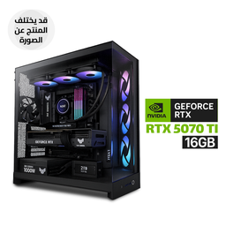 Gaming PC - Intel Core i7-14700KF Processor, ASUS PRIME Z790-P WIFI Motherboard, 32GB DDR5 RAM, 1TB SSD NVMe, RTX 5070 TI 16GB VGA, 850 WATT GOLD PSU, NZXT L360 Liquid Cooler, NZXT H9 Flow RGB Mid Tower Case 4x RGB Fans, Windows 11 Pro (License)