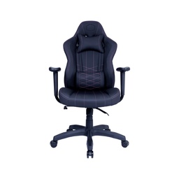 Cooler Master Caliber E1 Series Gaming Chair, Fixed Armrest, Ergonomic Pillow Headrest, Lumbar Support - Black