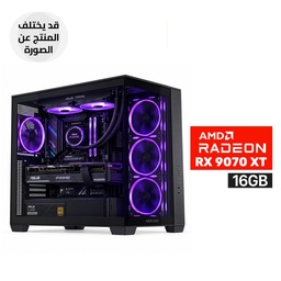 Gaming PC - AMD Ryzen 7-9700X Processor, Asrock AMD B850M Riptide WiFi DDR5 Motherboard, 16GB D5 RAM, 1TB SSD NVMe, Asus Prime AMD RX 9070 XT 16GB, 850 WATT GOLD PSU, ASUS PRIME L240 Liquid Cooler, Asus A32 PLUS Mid Tower Case 4Fans, Win 11 Pro (License)