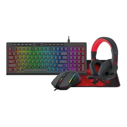 Redragon S149 (4-in-1 K515-RGB+M616-RGB+H120+P016) Keyboard, Mouse, Mousepad, Headset Gaming Combo Set