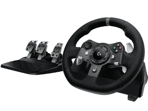 Logitech G920 Driving Force Racing Wheel for Xbox One and PC - Black