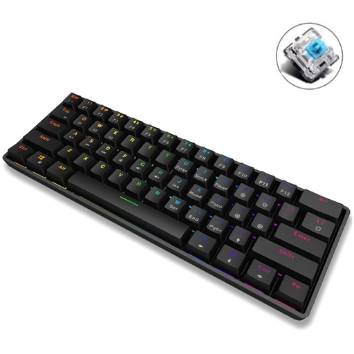 [LKMGN] Leaven K28-RGB Mechanical Gaming Keyboard - Black – Blue Switch 