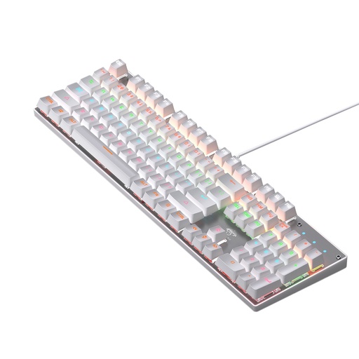 [LKR3N] Leaven K660 - RGB Mechanical Gaming Keyboard - Wight - Blue Switch