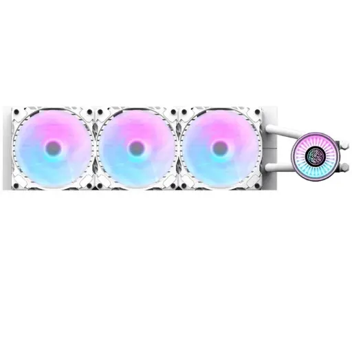 Aigo DarkFlash Nebula DN360 RGB All-In-One 360mm Liquid CPU Cooler - White