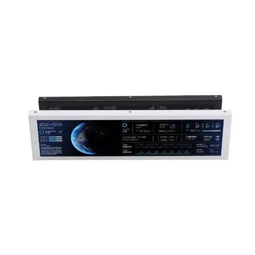 Turing 8.8 inch IPS TYPEC Secondary Screen Case CPU GPU RAM Computer Monitoring - White 