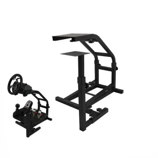DIWANGUS Steering Wheel Stand for Logitech G29/G920/G923, Foldable Racing Wheel Stand with Adjustable Height/Angle, Gaming Wheel Stand Fit for Thrustmaster T300/T150/T248 PS5 PS4 XBOX ( Stand Only)