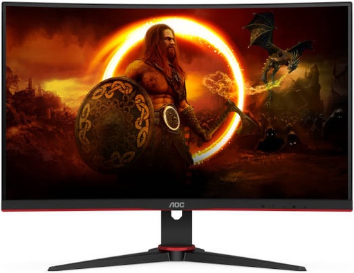 AOC C27G2Z Gaming Curved Monitor, 27" FHD VA , 240Hz, 0.5ms , FreeSync Premium Technology, 1500R Curvature, G-Menu Function, Black | C27G2Z