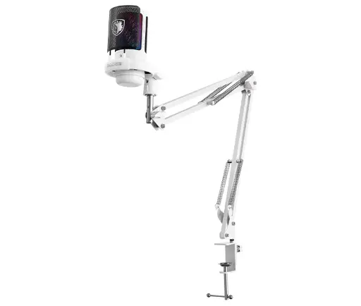Sades ME6S Tyto Gaming Microphone - White 