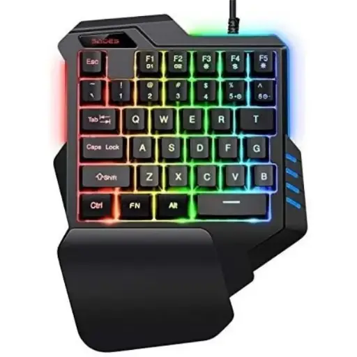 [STOGN] SADES TS-36 One-Handed Gaming Keyboard RGB Colorful 