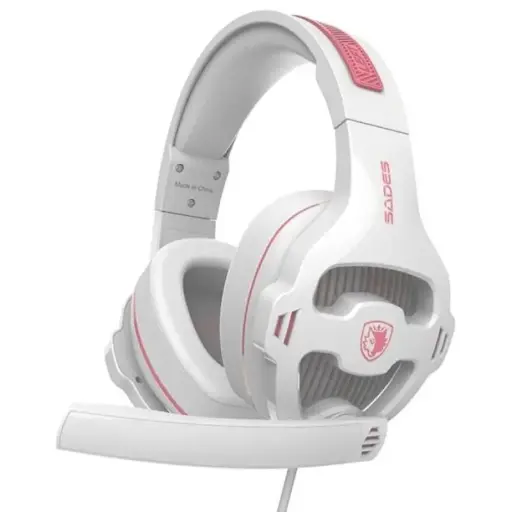 SADES P POWER MULTI-PLATFOM HEADSET PINK SA-726 