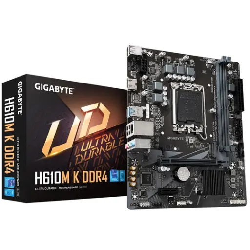 Gigabyte H610M K DDR4 (rev. 1.0) M-ATX Gaming Motherboard 