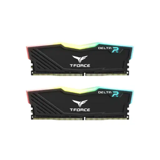 TeamGroup T-Force DELTA RGB 16GB (2x8GB) DDR4 3600MHz CL18 Memory Kit - Black 