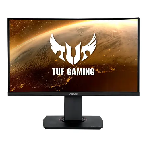 TUF Gaming VG24VQ Curved Gaming Monitor – 24 inch (23.6 inch viewable) Full HD (1920 x 1080), 144Hz, Extreme Low Motion Blur™, FreeSync™, 1ms (MPRT), Shadow Boost