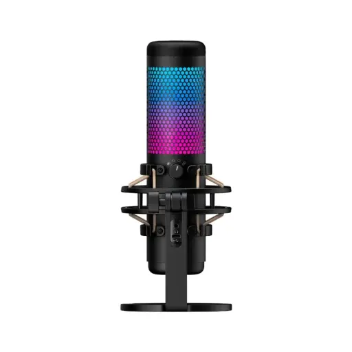 HyperX Quadcast S Customizable Lighting RGB USB Microphone - Black/Grey